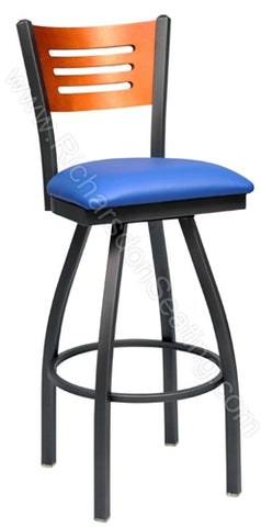 Cutout Slat Bow Stool