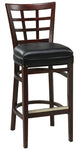 Deluxe Windowpane Bar Stool