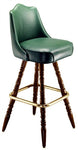 Crown Top Colonial Bar Stool