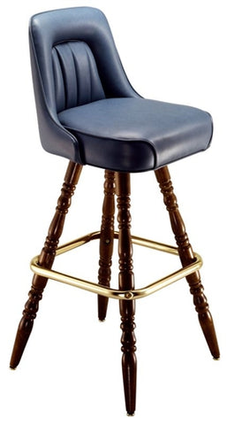 Interior Channeled Colonial Bar Stool