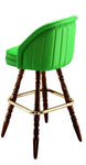 Channeled Wide Colonial Bar Stool