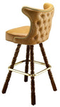 Tufted Cowboy Mediterranean Bar Stool