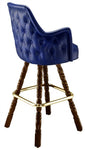 Deluxe Wing Mediterranean Bar Stool