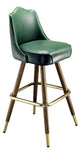 Crown Top Mid-Century Bar Stool